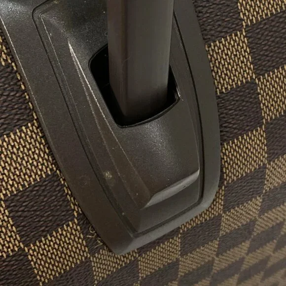 Authentic LOUIS VUITTON Pegase 45 (Old Model) Ebene Damier Suitcase br738-122525 - Picture 10 of 15